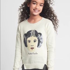 GAP KIDS Star Wars girls Princess Leia sweater